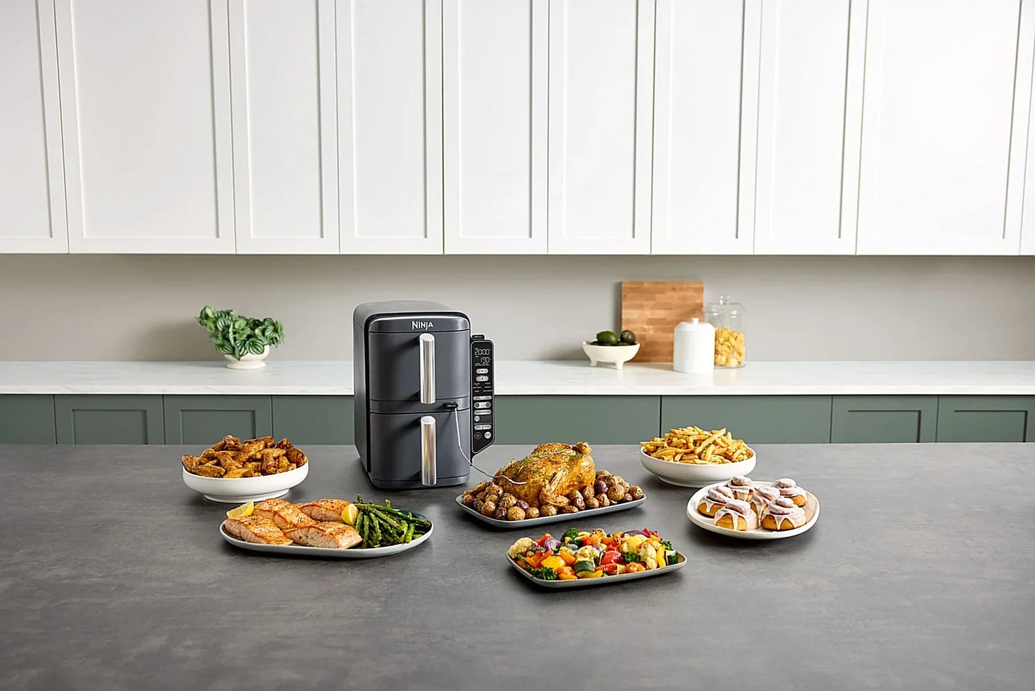 frytkownica beztłuszczowa Ninja DoubleStack SL451EU