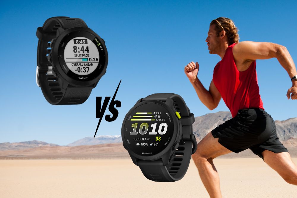 Garmin Forerunner 70 vs Forerunner 55 - porównanie z poprzednikiem