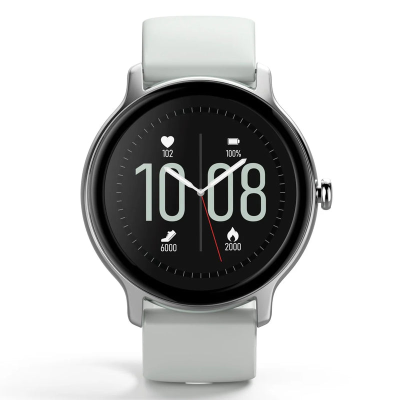 Smartwatch damski elegancki Hama Fit Watch 4910 srebrno-szary