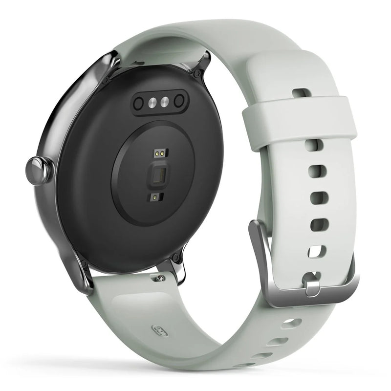Smartwatch damski elegancki Hama Fit Watch 4910 srebrno-szary
