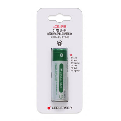 Ledlenser Akumulator 21700 Li-ion 3.7V 4800 mAh – H7R Core/Work/Signature, P7R Core/Work/Signature - OUTLET