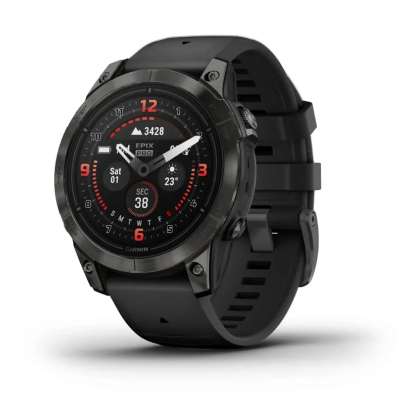 Zegarek Garmin Epix Pro (Gen. 2) Sapphire Edition 47 mm - szary