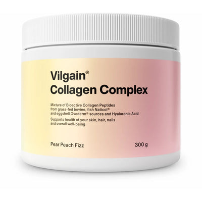 Vilgain Kolagen Complex – Suplement diety, 300 g, Gruszka i brzoskwinia
