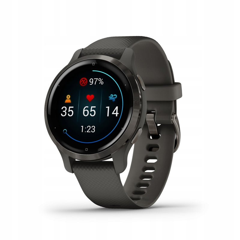 Smartwatch Garmin Venu® 2S zegarek wodoszczelny - grafitowy