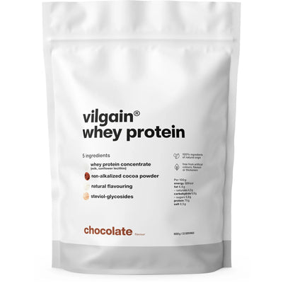 Vilgain Whey Protein – Białko serwatkowe, 1000 g, Czekolada