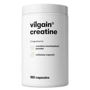Vilgain Kreatyna – Suplement diety, 180 kapsułek, Bez smaku