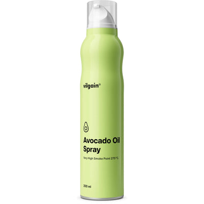 Vilgain Olej z awokado w sprayu – Olej w sprayu, 200 ml, Naturalny