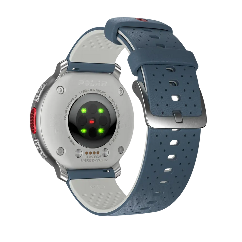 Polar Vantage V3 srebrno-niebieski smartwatch