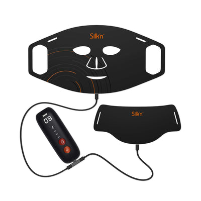 Silk'n Dual LED Mask – na twarz i szyję, czarna