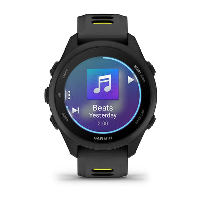 Garmin Forerunner 170 Music – Black z paskiem w kolorze Black / Amp Yellow