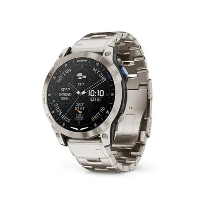 Garmin D2 Mach 1 – Zegarek lotniczy z tytanową bransoletą - OUTLET