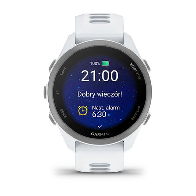 Garmin Forerunner 170 – Whitestone / Cloud Blue z paskiem w kolorze Whitestone / Cloud Blue