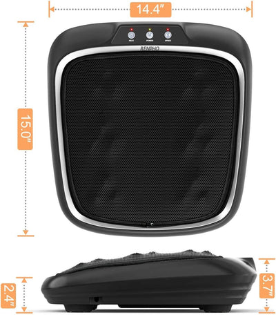 Renpho RF-FM062 – Profesjonalny masażer stóp i łydek Shiatsu z funkcją podgrzewania Czarny