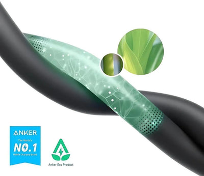 Anker Kabel 310 Bio-TPE, USB-C do USB-C, 240W, 20 Gbps, 0.9m, Czarny