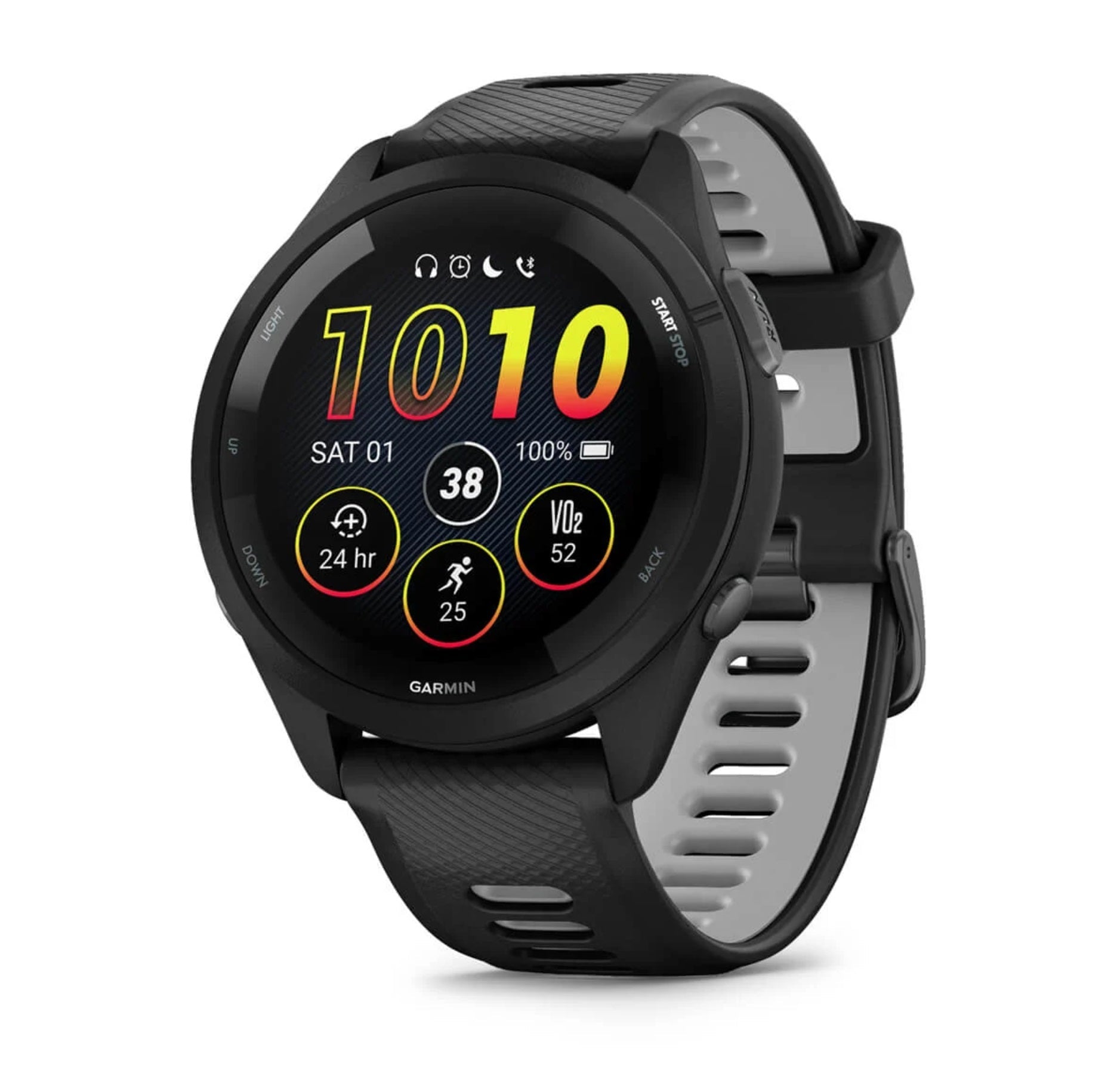 Garmin Forerunner® 265 zegarek do biegania z wyświetlaczem AMOLED - czarny