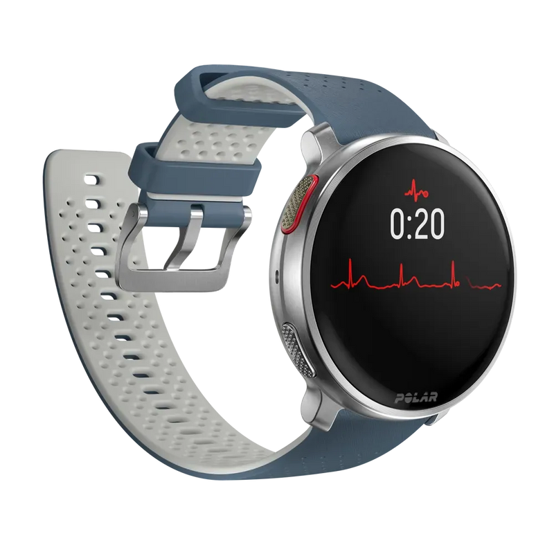 Polar Vantage V3 srebrno-niebieski smartwatch