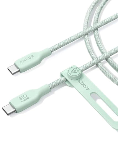 Anker Kabel 544 Bio-Nylonowy, USB-C do USB-C, 1.8m, Zielony