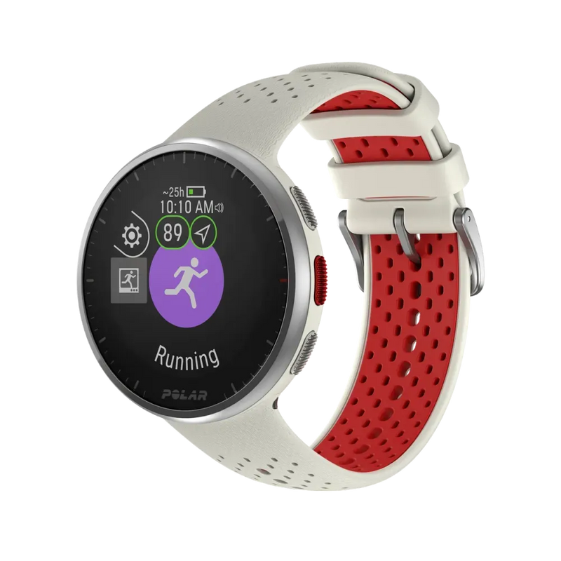 Polar Pacer PRO biało-czerwony S-L smartwatch