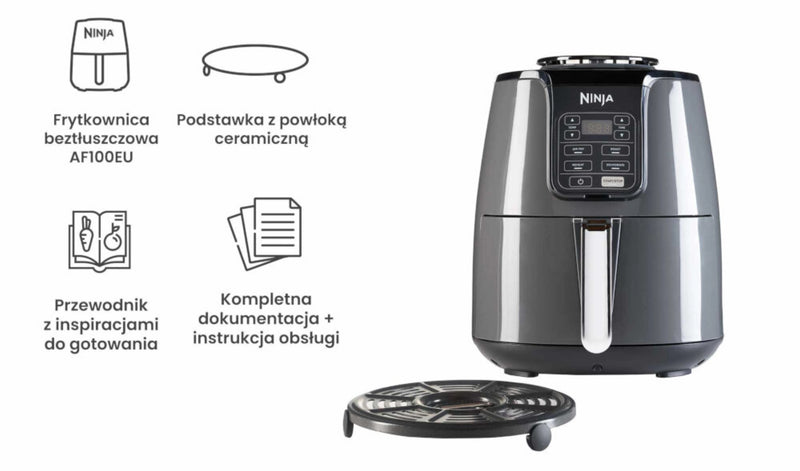 Ninja Frytkownica beztłuszczowa NINJA Foodi AF100EU air fryer 3,8 l