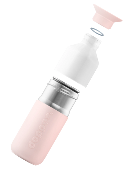 Dopper Steel butelka stalowa na wodę 350 ml w kolorze Soft Pink