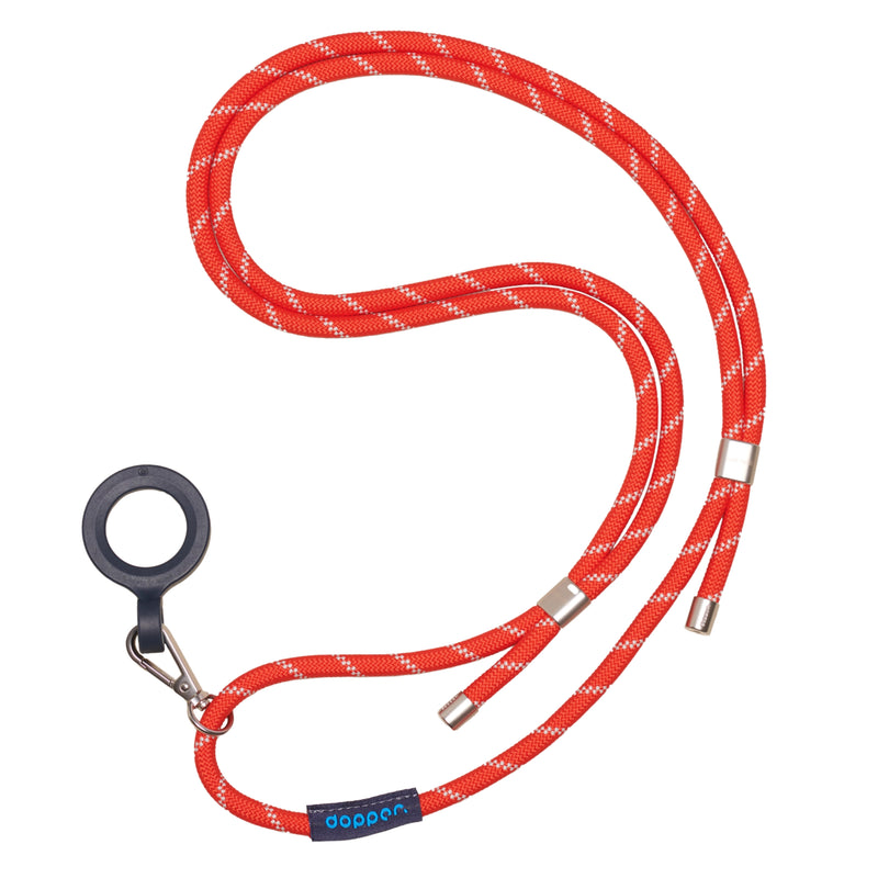 Dopper Cord regulowana linka uchwyt do butelki w kolorze Silver Red