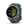 Garmin Approach S44 Srebrny, aluminiowy bezel z silikonowym paskiem w kolorze Twilight