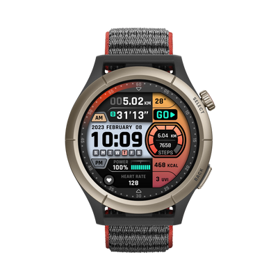 Amazfit Cheetah Pro Run Track Black smartwatch
