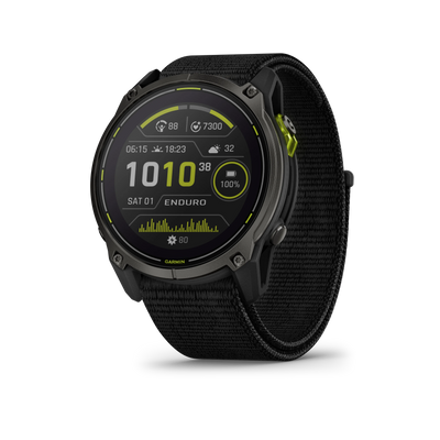 Garmin Enduro 3 MIP SOLAR Sapphire Edition 51mm 1.4” węglowoszary czarny pasek