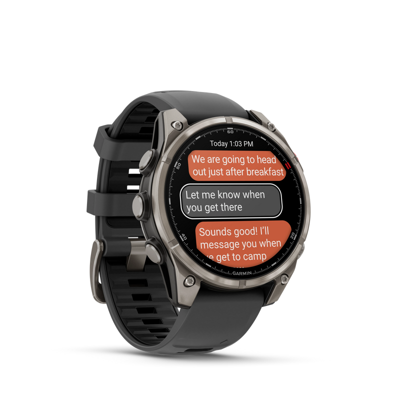 Garmin Smartwatch Fenix 8 Pro – 47 mm, AMOLED, Sapphire, Tytanowy