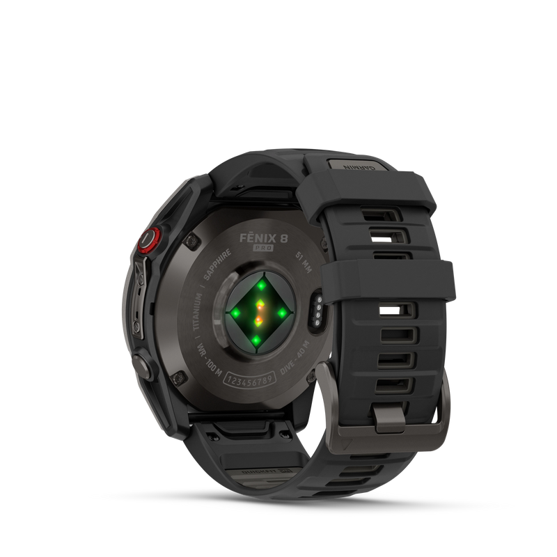 Garmin Fenix 8 Pro – 51 mm, AMOLED, Sapphire, Carbon grey DLC titanium