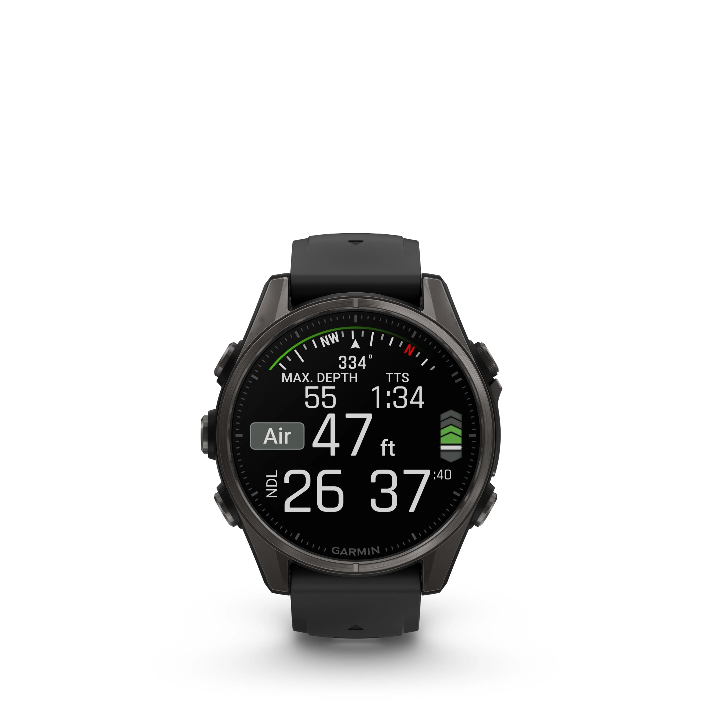 Garmin Fenix 8 — 43 mm, AMOLED Sapphire, Carbon grey DLC titanium
