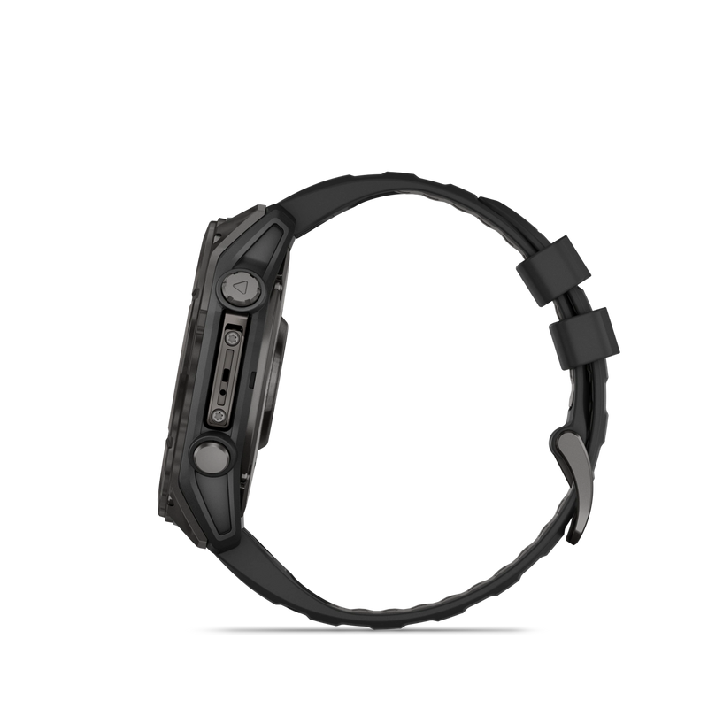 Garmin Fenix 8 AMOLED Sapphire Edition 51mm 1.4” Carbon grey DLC z paskiem silikonowym w kolorze czarnym