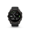 Garmin Fenix 8 AMOLED Sapphire Edition 51mm 1.4” Carbon grey DLC z paskiem silikonowym w kolorze czarnym