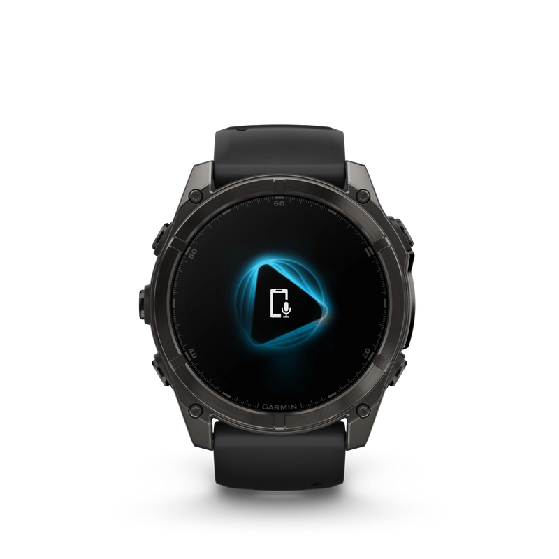 Garmin Fenix 8 AMOLED Sapphire Edition 51mm 1.4” Carbon grey DLC z paskiem silikonowym w kolorze czarnym