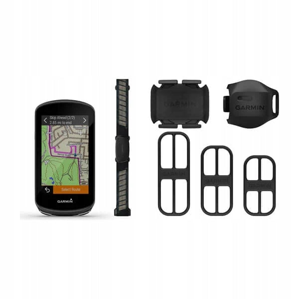Licznik rowerowy z kadencją Garmin Edge® 1030 Plus zestaw z czujnikiem tętna HRM Dual, prędkości i rytmu