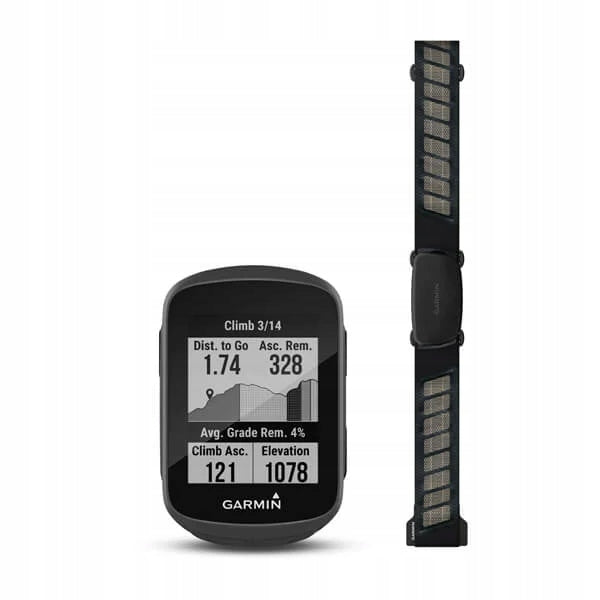 Licznik rowerowy Garmin Edge® 130 Plus + HRM-Dual™ zestaw