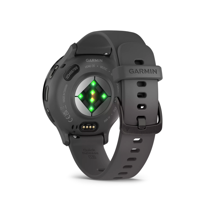 Garmin Venu 3S (41 mm) zegarek sportowy - grafitowy