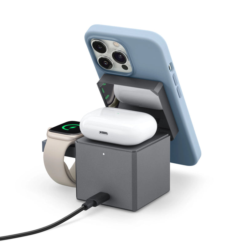 Anker Stacja Ładowarka Bezprzewodowa MagSafe Cube 3w1, 15W, Czarna