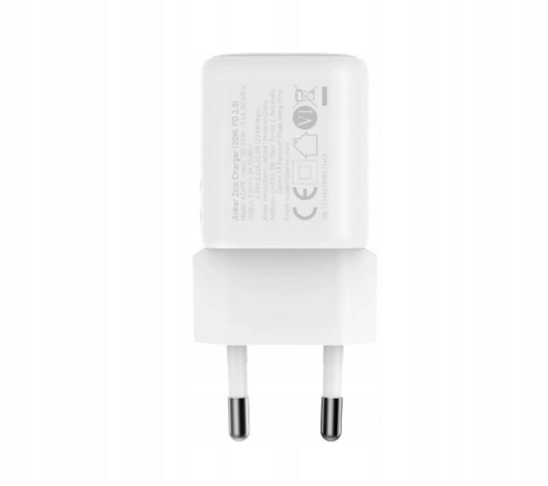 Anker Ładowarka Zolo 1xUSB-C 20W 3A Biała