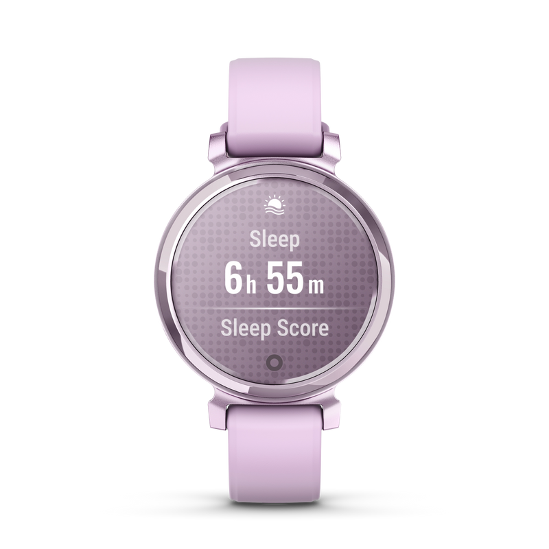 Garmin Lily 2 Metallic Lilac z paskiem silikonowym w kolorze Lilac