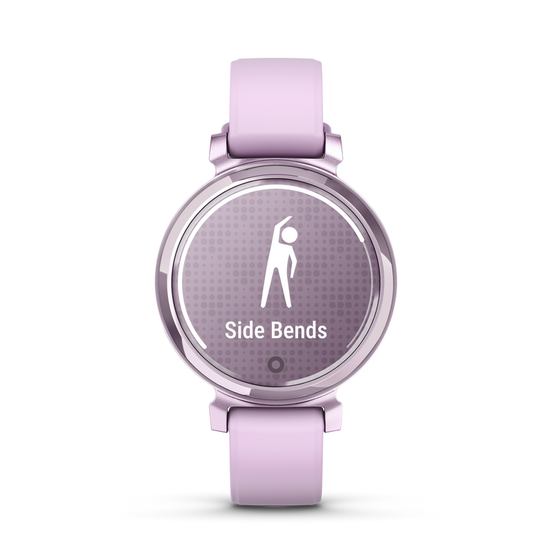 Garmin Lily 2 Metallic Lilac z paskiem silikonowym w kolorze Lilac