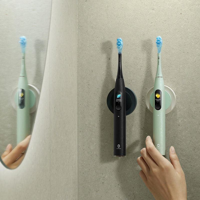 Zestaw Szczoteczka soniczna Oclean X Ultra z etui, 3 końcówkami i uchwytem - miętowa