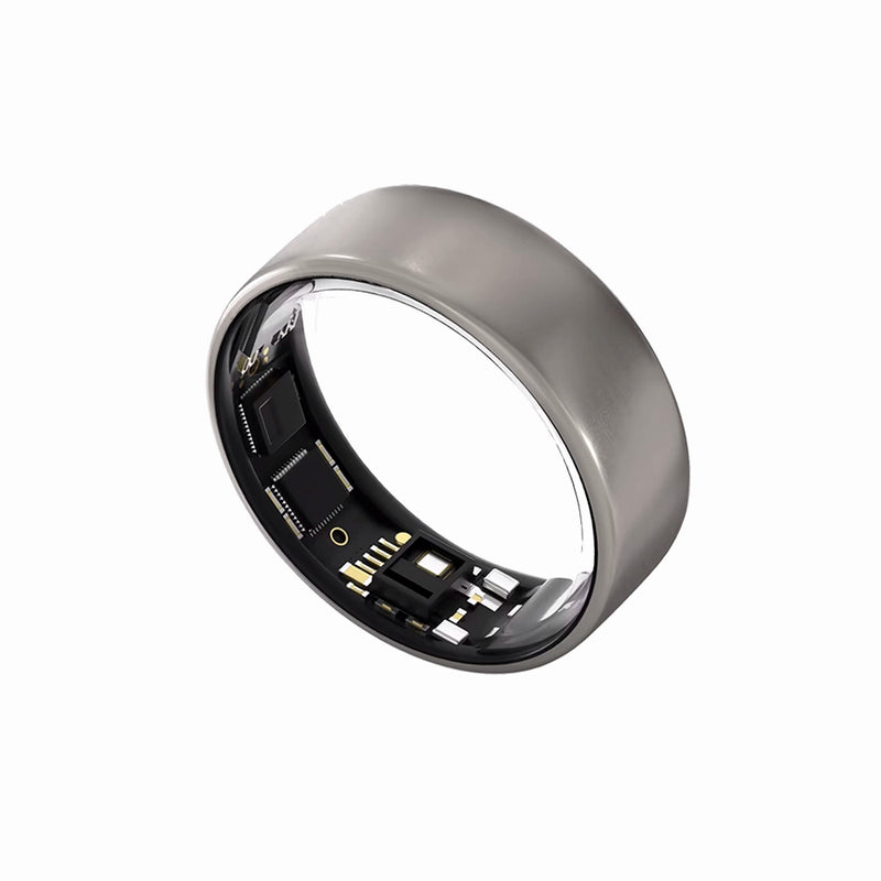 Ultrahuman Ring Air - inteligenta obrączka z pomiarem aktywności i snu - Raw Titanium