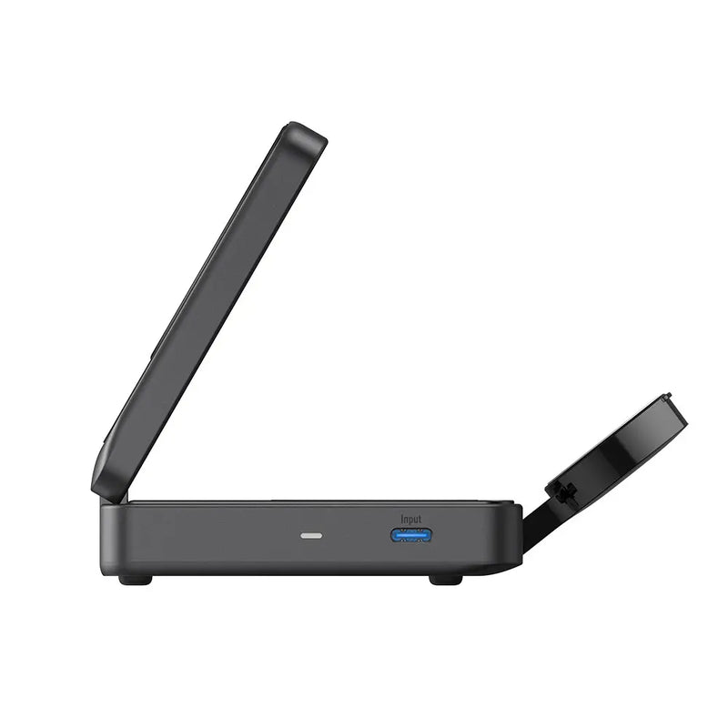 Anker Stacja Ładowarka Bezprzewodowa MagGo 3w1, 15W, Qi2, Czarna