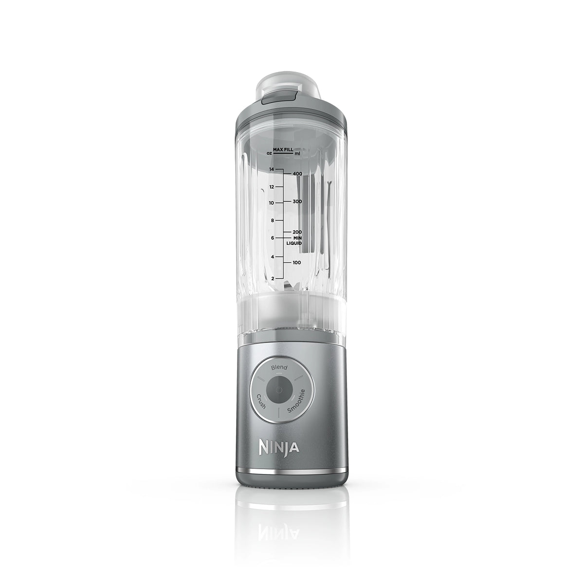 Ninja Blast MAX BC251EUSL – Bezprzewodowy blender kielichowy, 570 ml, Srebrny