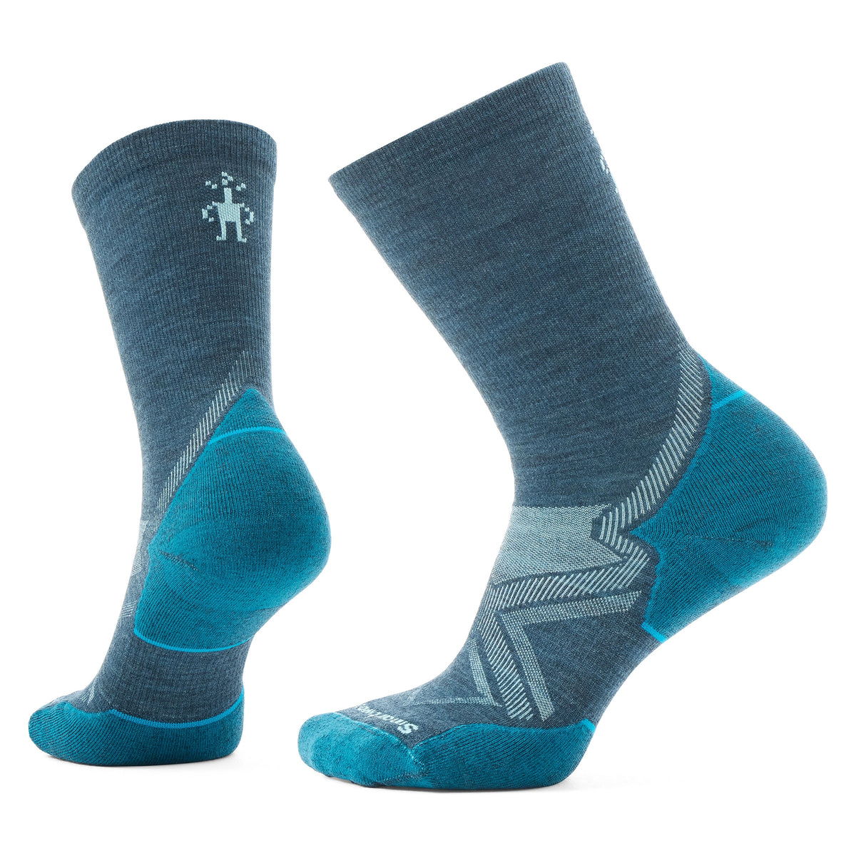 Smartwool Run Cold Weather Targeted Cushion Crew – damskie skarpety do biegania, rozmiar M, Twilight Blue