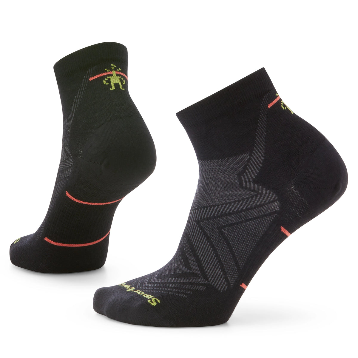 Smartwool Run Zero Cushion Ankle – damskie skarpety do biegania, rozmiar M, Black