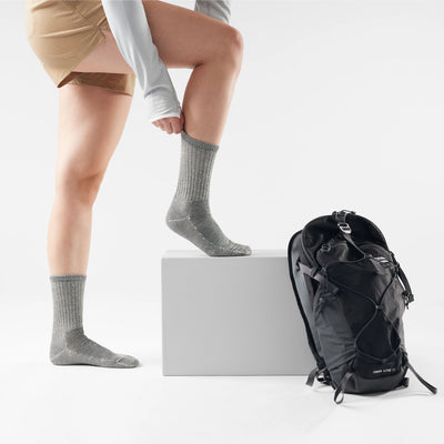 Smartwool Hike Classic Edition Light Cushion Crew – damskie skarpety trekkingowe, rozmiar S, Medium Gray