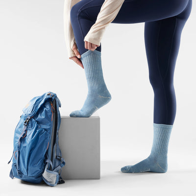 Smartwool Hike Classic Edition Light Cushion Crew – damskie skarpety trekkingowe, rozmiar S, Mist Blue