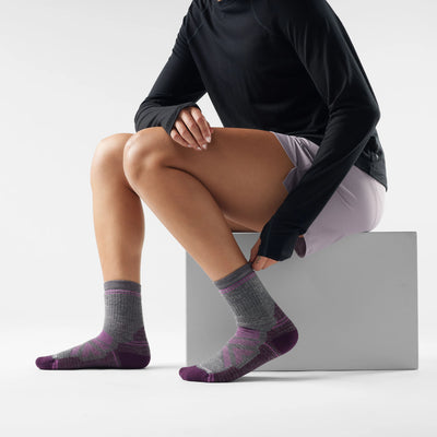 Smartwool Hike Full Cushion Crew – damskie skarpety trekkingowe, rozmiar S, Medium Gray